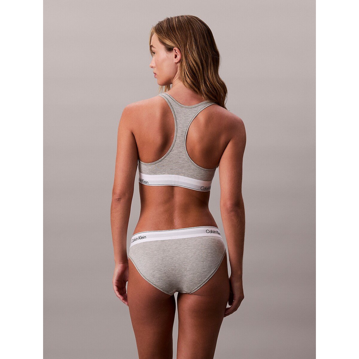 Slip ICON COTTON MODAL gris, CALVIN KLEIN UNDERWEAR