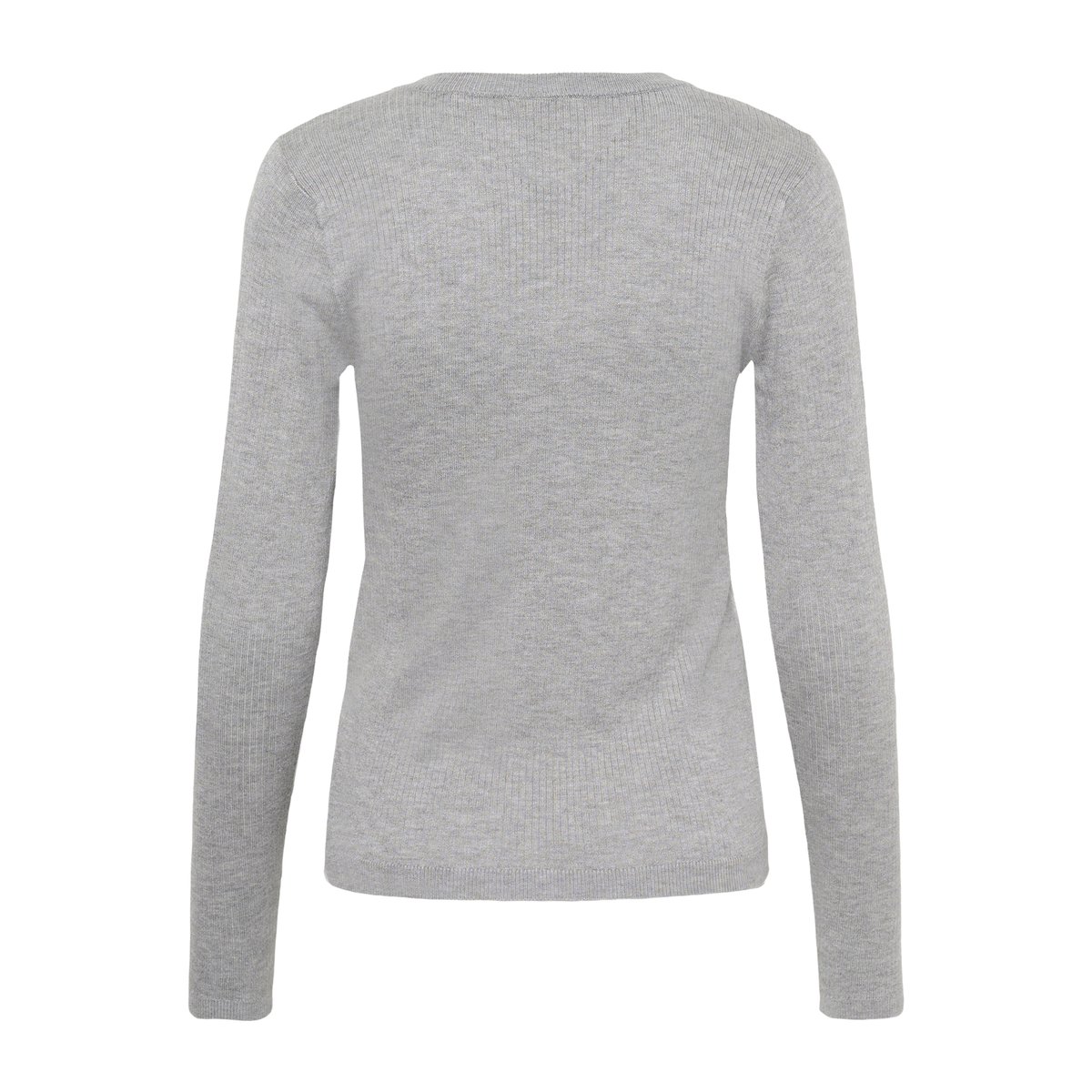 Pullover tricoté gris light grey melnage, KAFFE