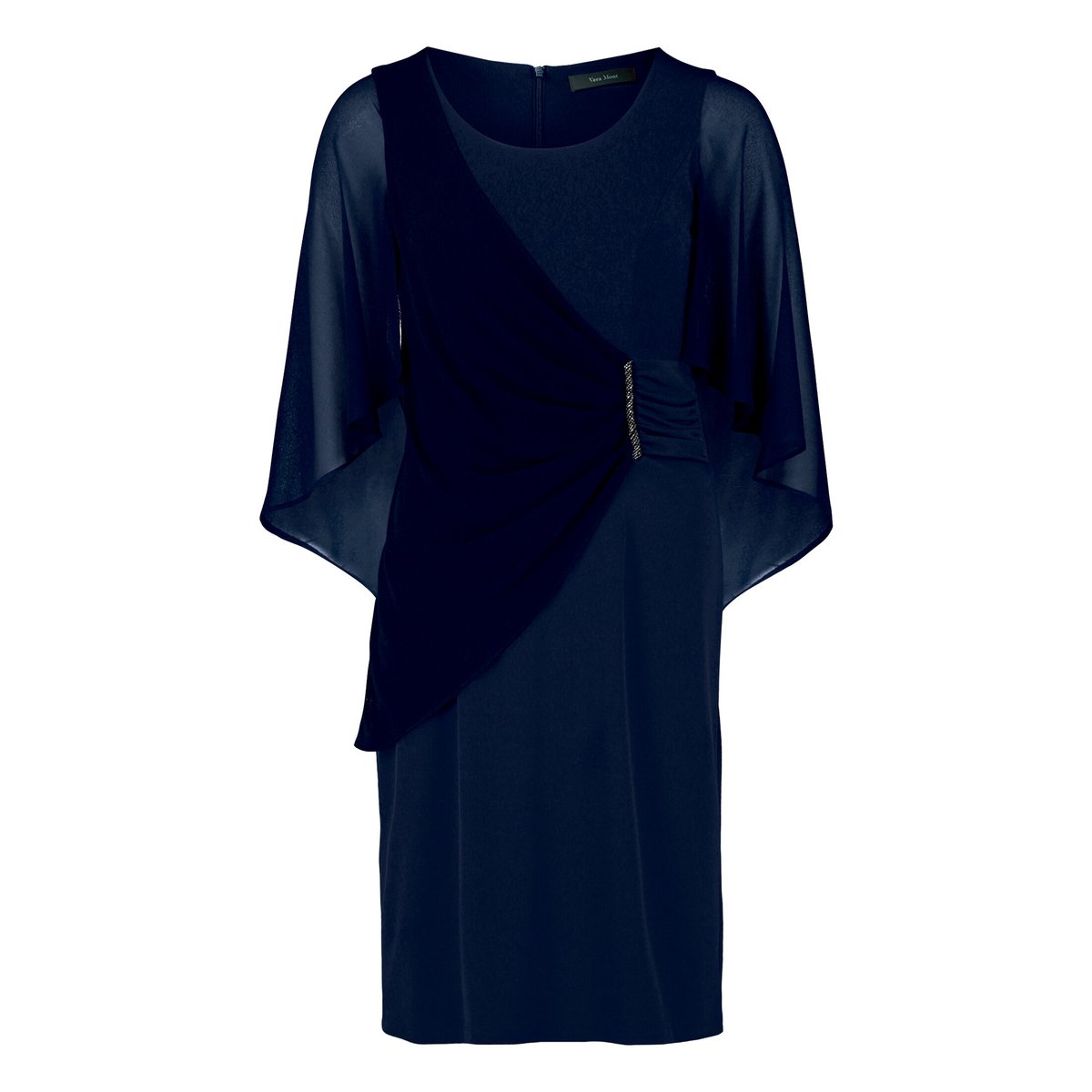 Robe de cocktail à fronce night sky, VERA MONT