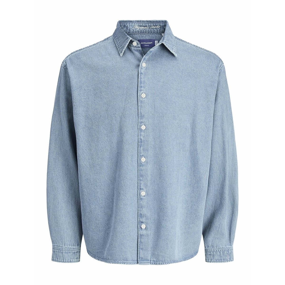 Chemise denim denim bleu clair, JACK & JONES