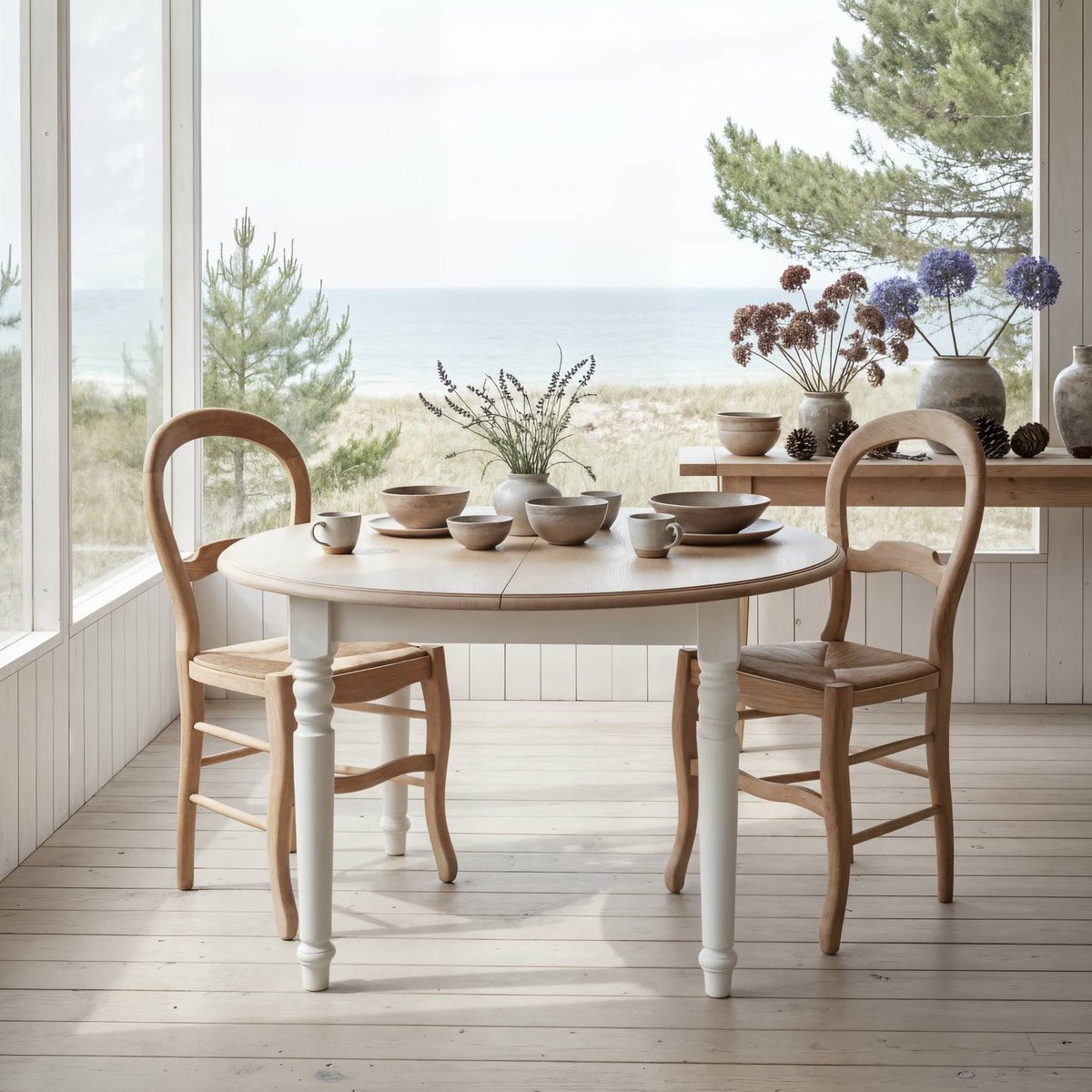 Table ronde extensible - APPOLINE multicolore, CAMIF