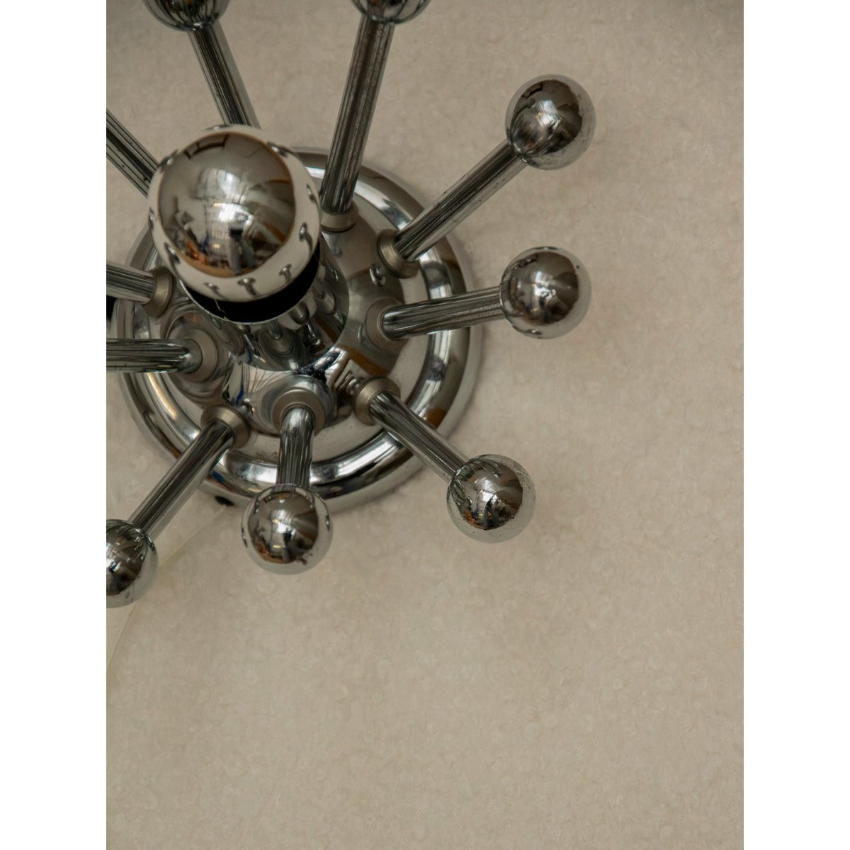 Applique murale en inox Suzette N°251 - Bon état métal, DEBONGOUT