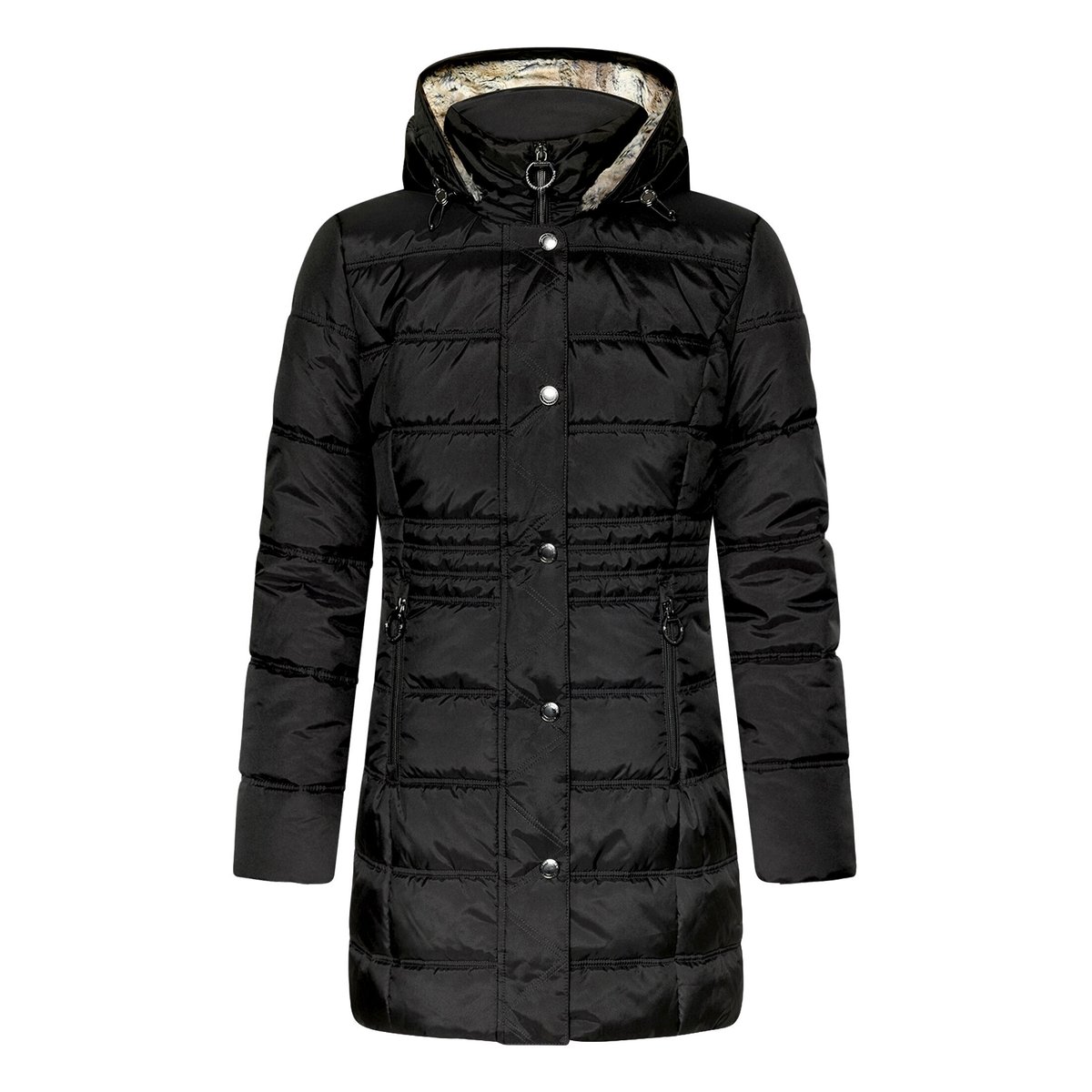 Veste outdoor à capuche amovible noir, BETTY BARCLAY