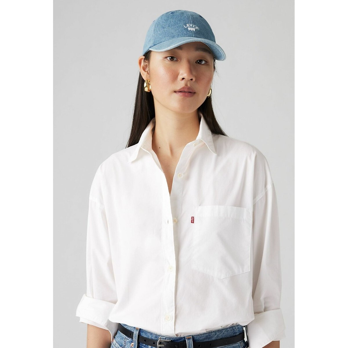 Boné Lazy Girl Logo azul-ganga, LEVI'S