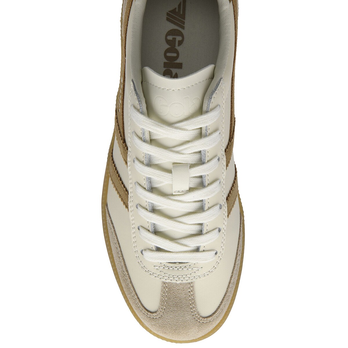 Sneakers Viper Leather bianco/caramello, GOLA
