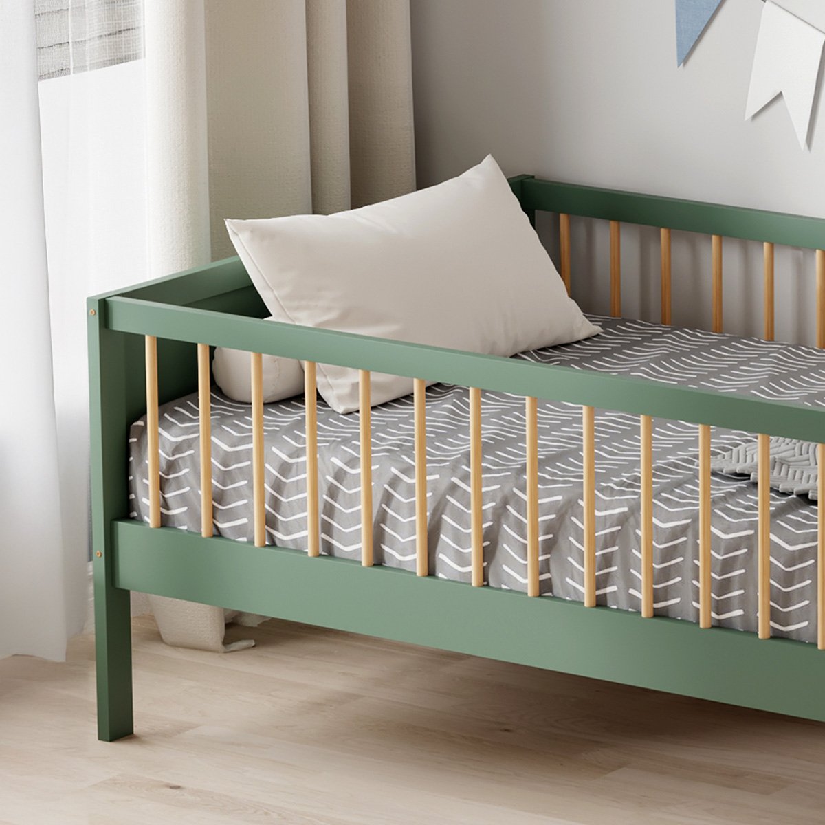 Lit enfant PEPITO vert, MINEA