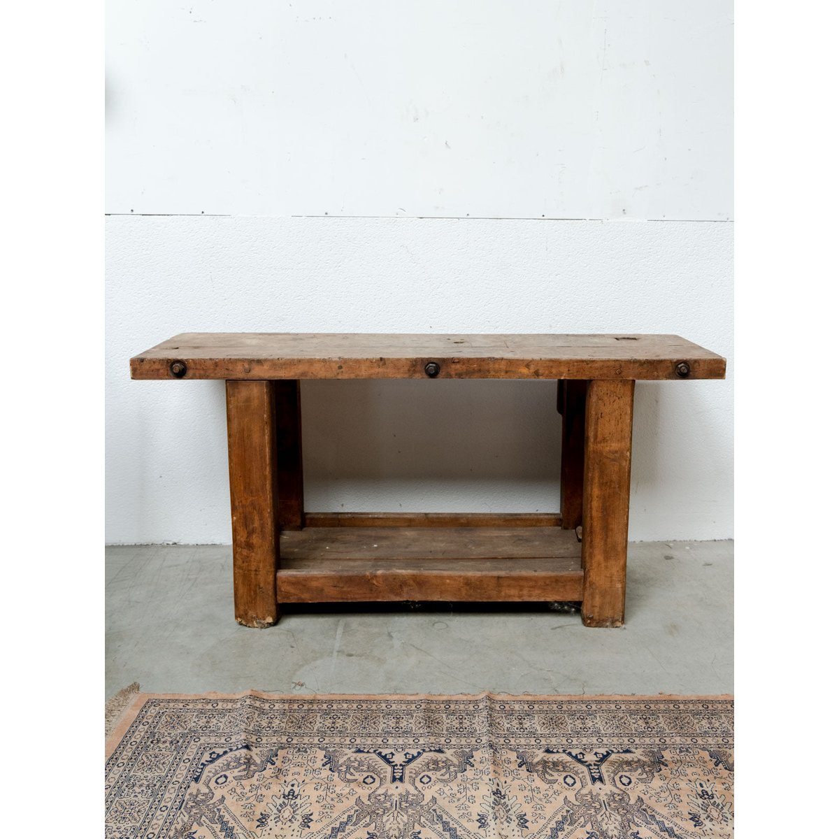Etabli en bois Fernand N°347 - Bon état bois foncé, DEBONGOUT