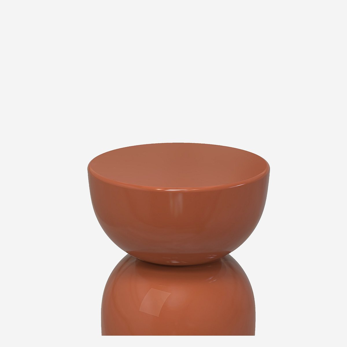 Table d'appoint en métal RAMATA rouge, HABITAT