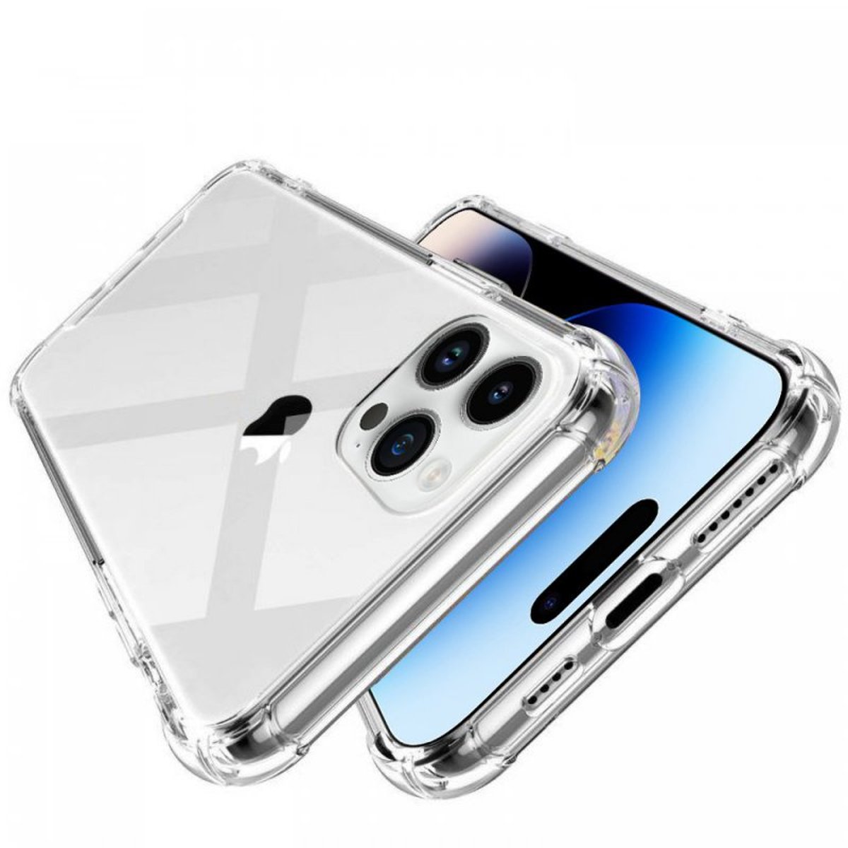 Coque antichoc iPhone 14 Pro Max transparent, EVETANE