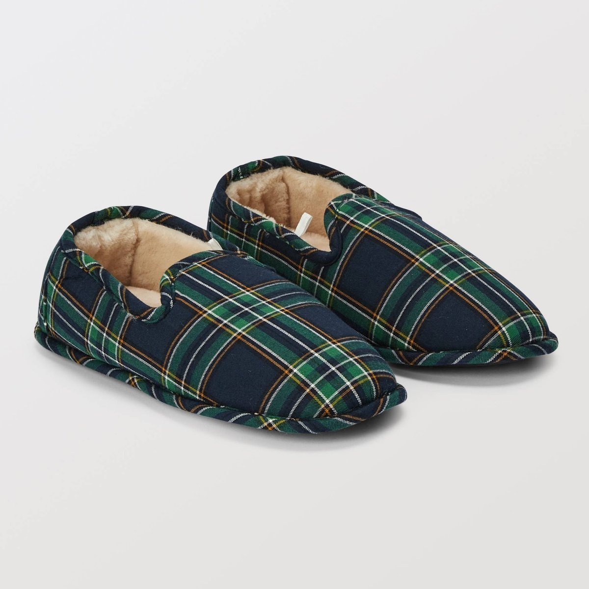Mules à carreaux cedre, MONOPRIX