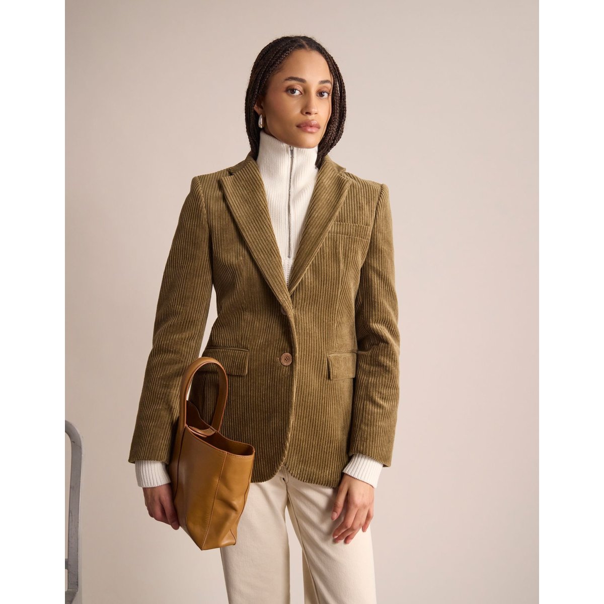 Veste Louane beige, INES DE LA FRESSANGE PARIS