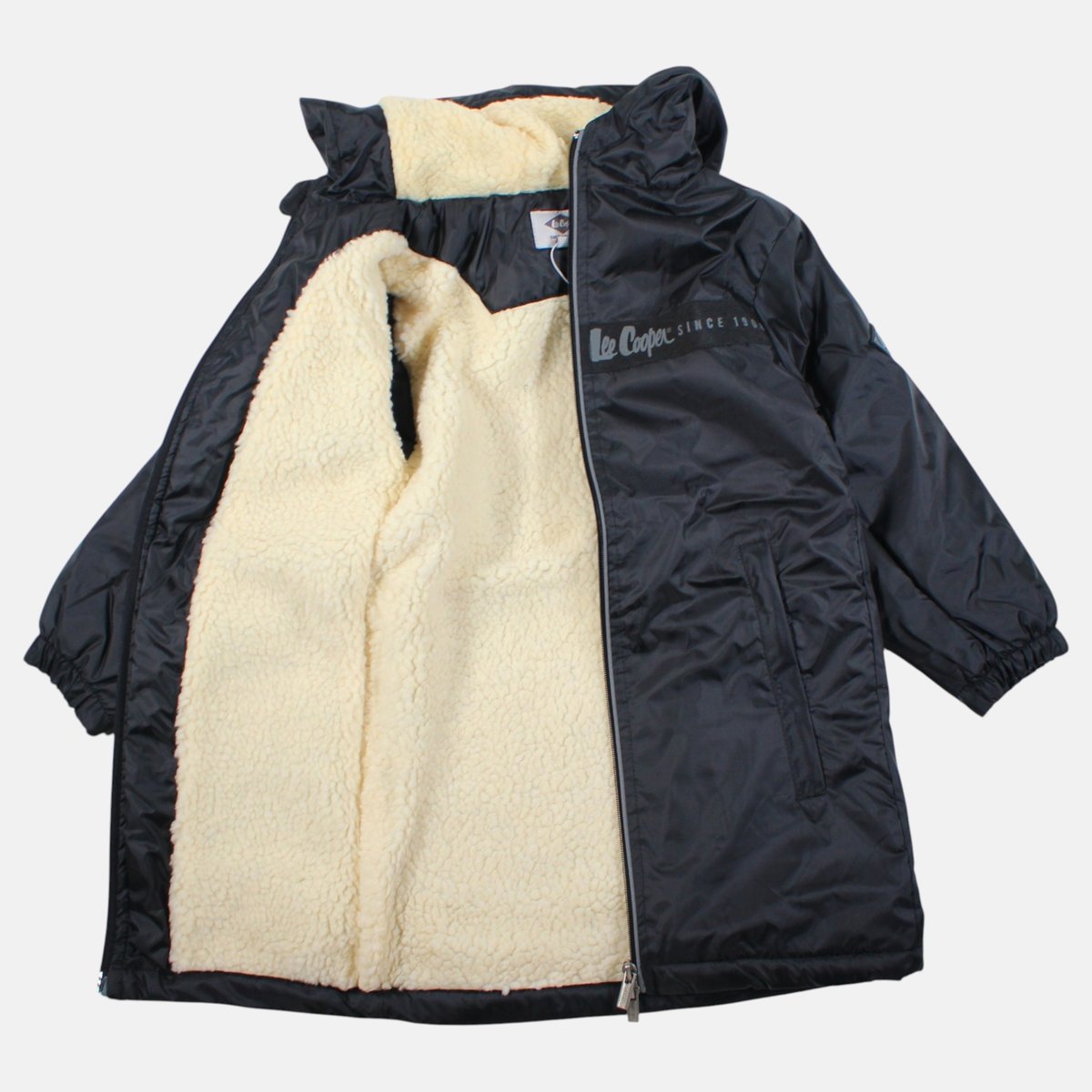 Parka matelassée zippée à capuche BLIZZARD noir, LEE COOPER