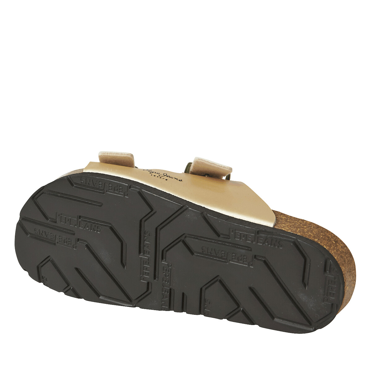 Mules doubles brides Oban Classic doré, PEPE JEANS