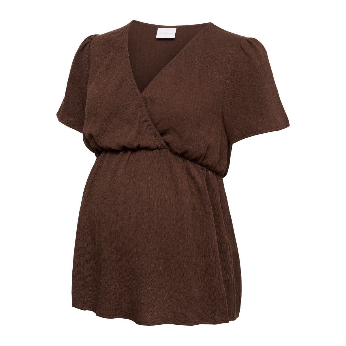 Blouse cocoa brown, MAMA LICIOUS