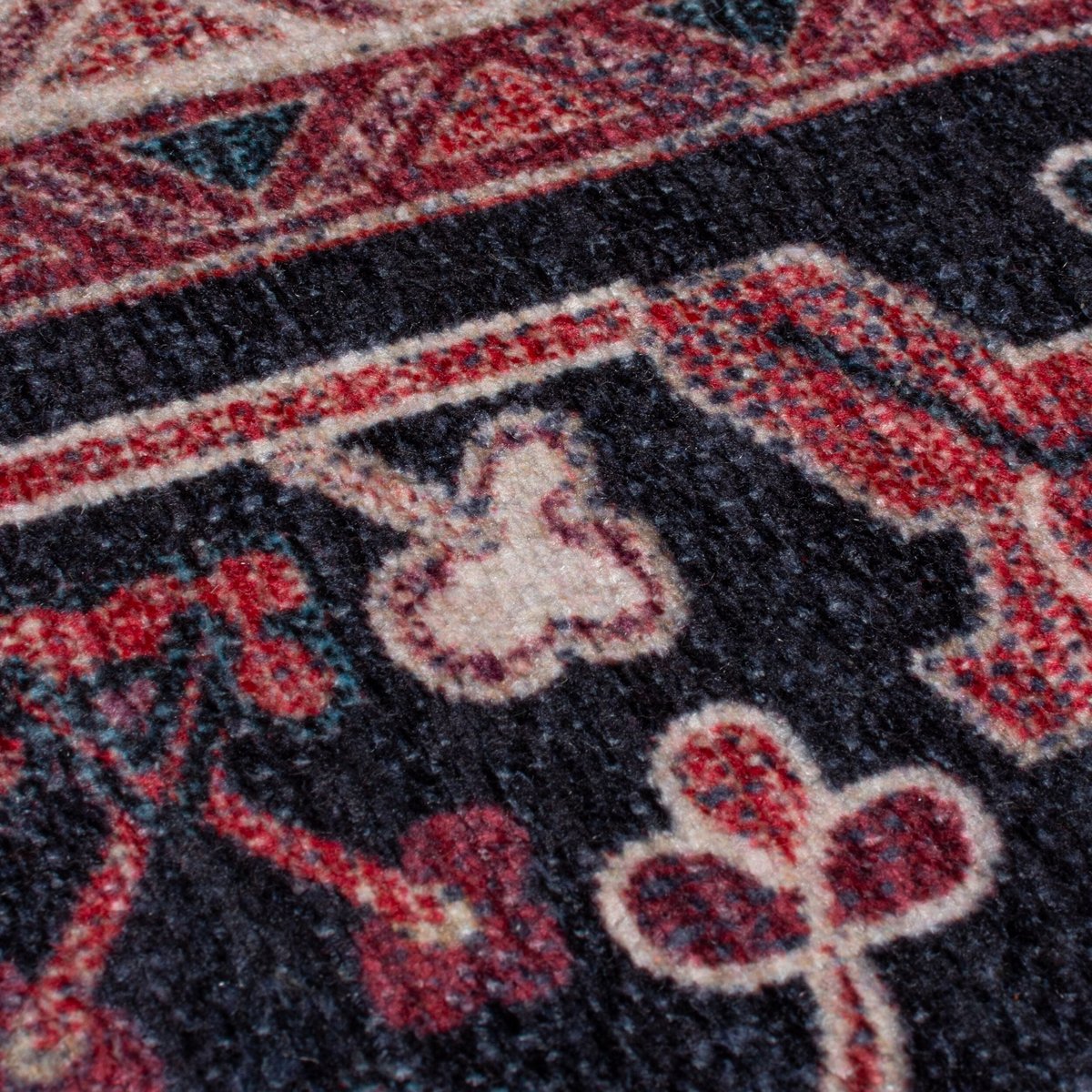 Tapis lavable WINDSOR rouge, FLAIR RUGS