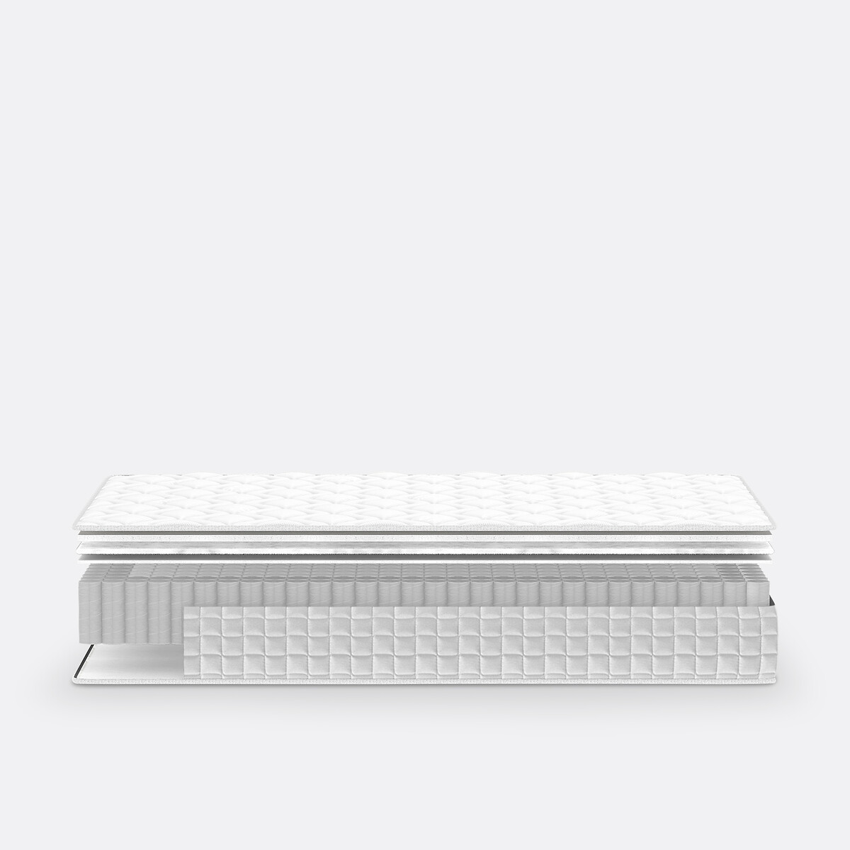 Matras 560 pocketveren 22 cm, Distinct 2 wit, EPEDA