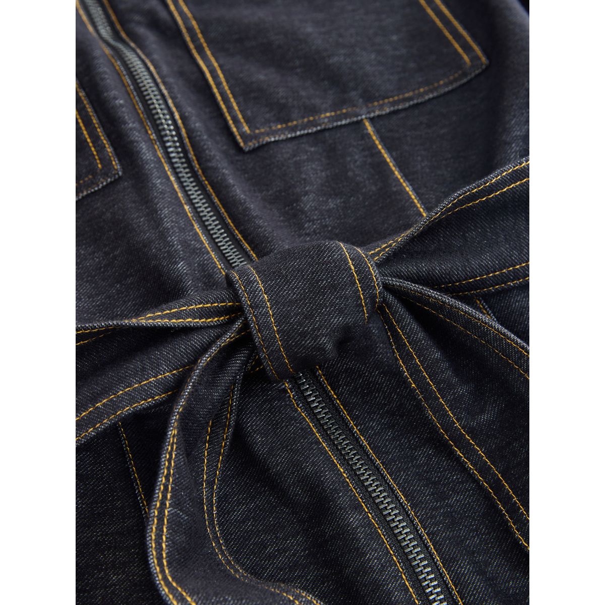 Combinaison en denim de jersey noir, NEXT