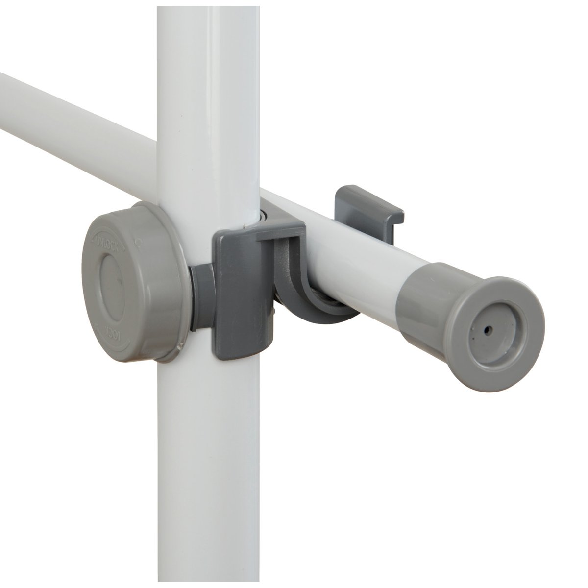 Barre et Penderie télescopique HERKULES BASIC blanc, WENKO