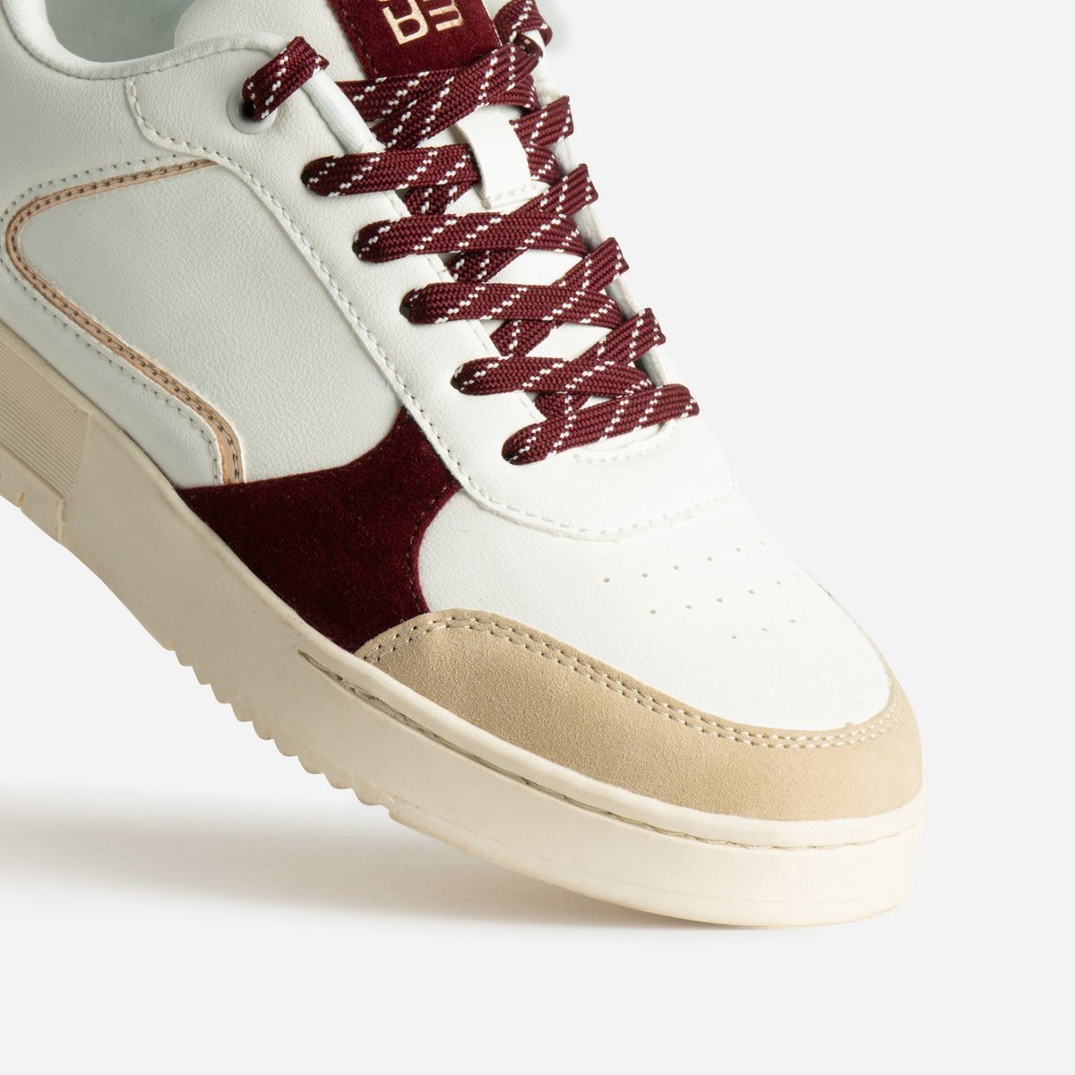 Basket PAREMIS blanc/rouge, ERAM
