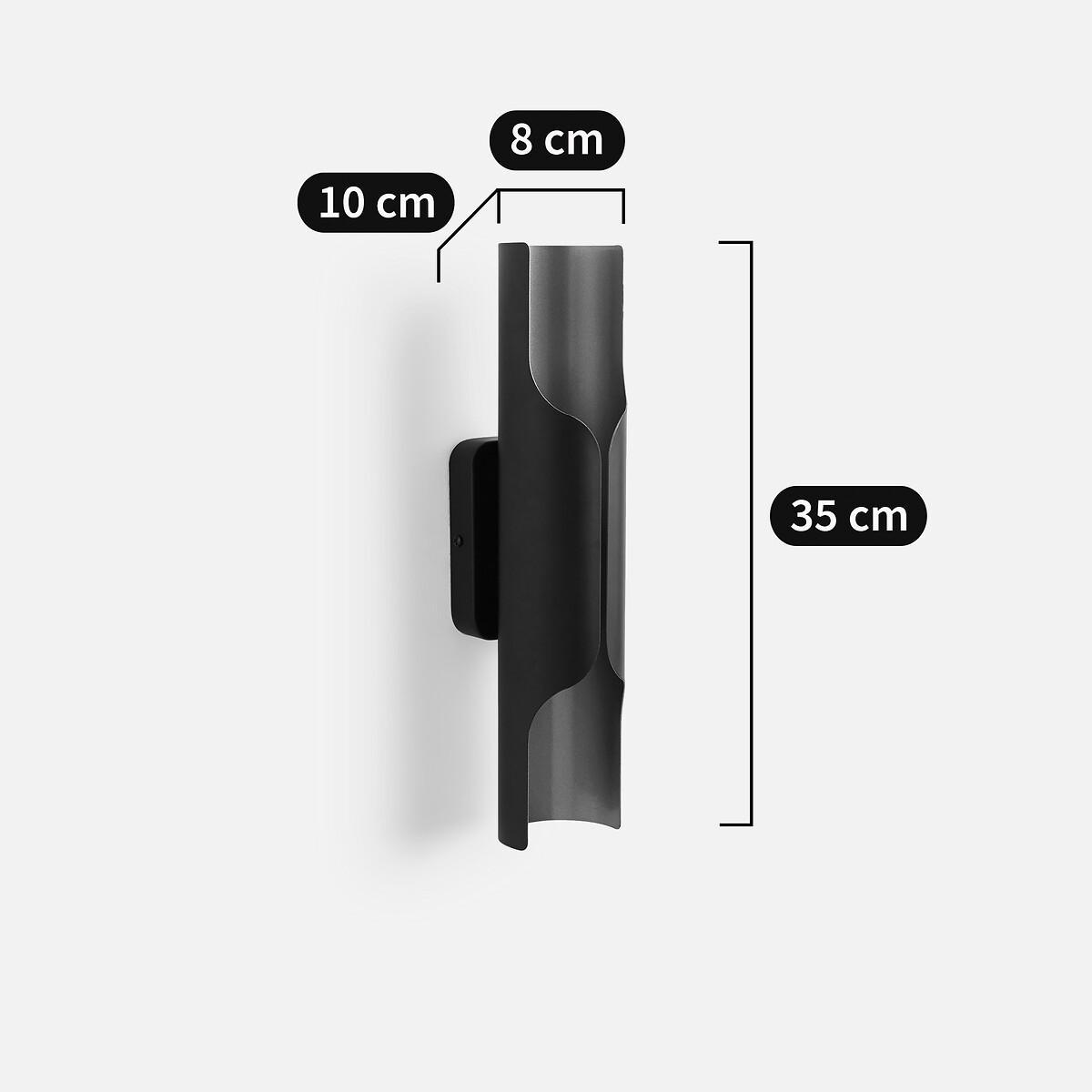 Henrio Iron Simple Wall Light white, AM.PM