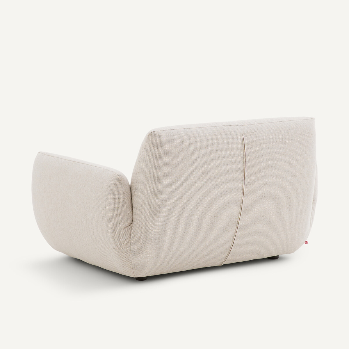 Fauteuil en tweedé, SPOGANO ivoire, AM.PM