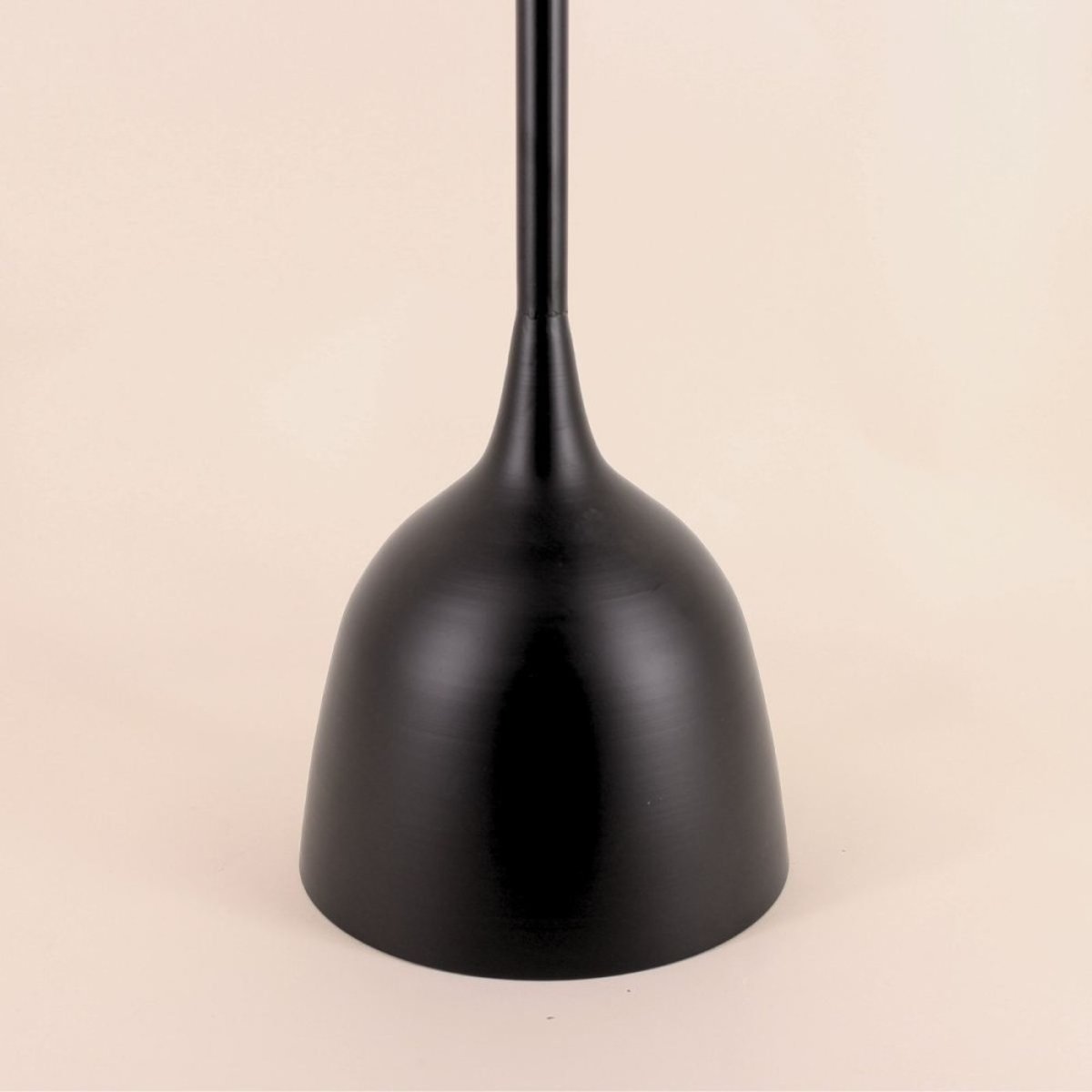 Table d'appoint design en métal noir 60cm noir, ORNAMI