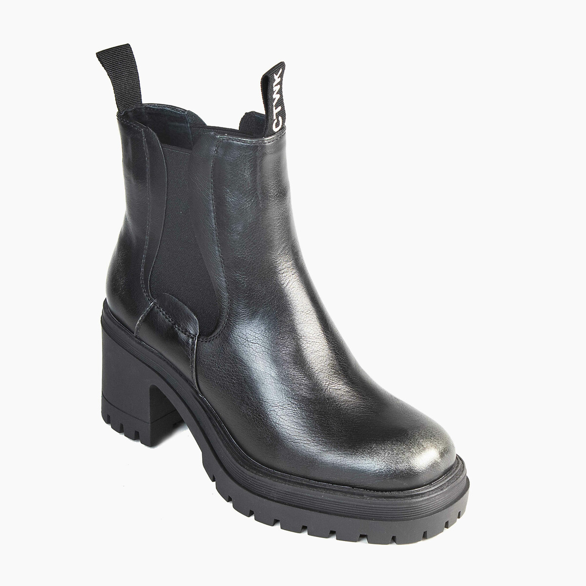 Juarez Heeled Ankle Boots black/silver-coloured, CHATTAWAK