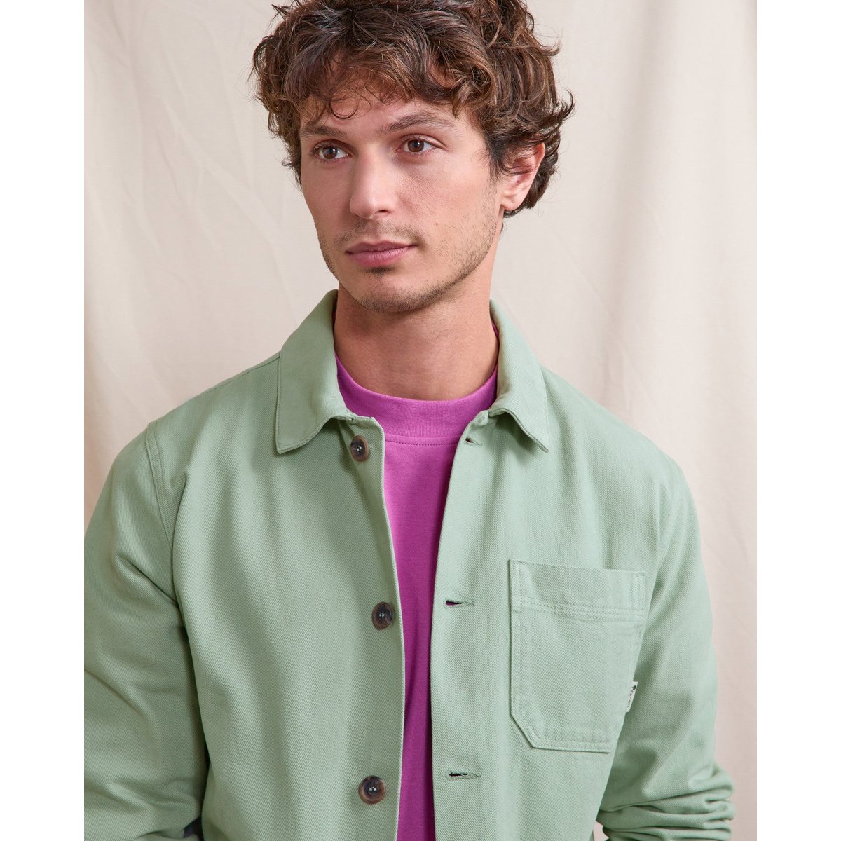 Veste LORGE vert clair, FAGUO