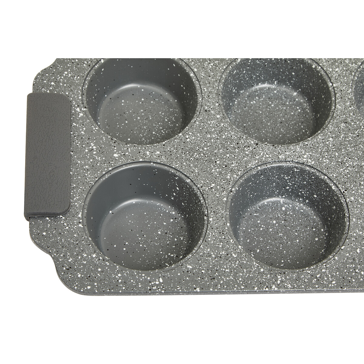 Non-Stick Marbled 6-Muffin Tray grey, SO'HOME