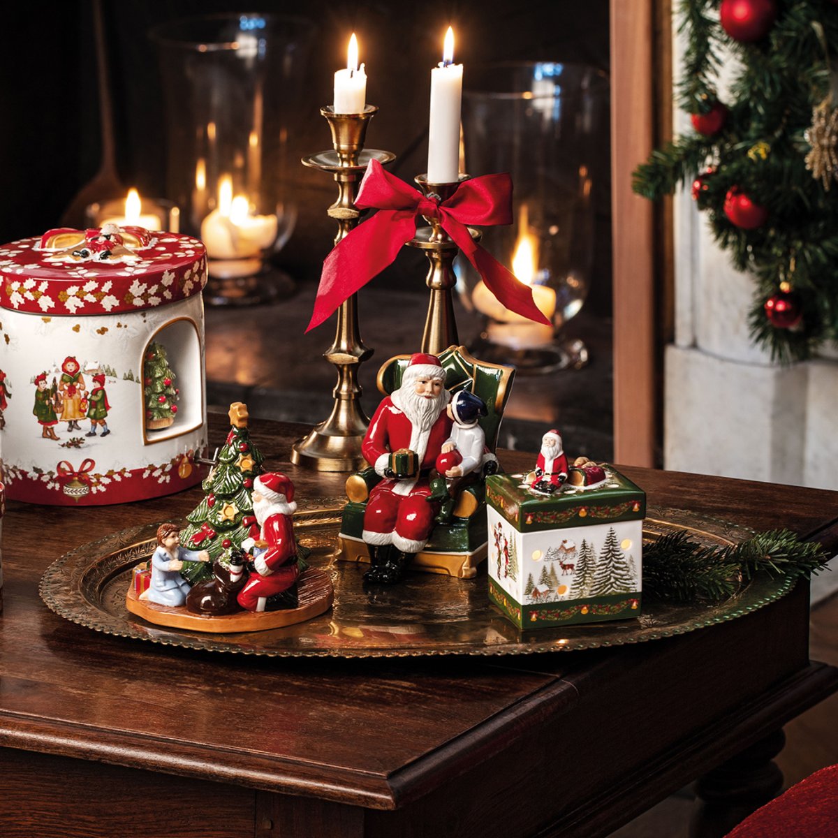 Père Noël Sur Son Fauteuil CHRISTMAS TOYS multicolore, VILLEROY & BOCH