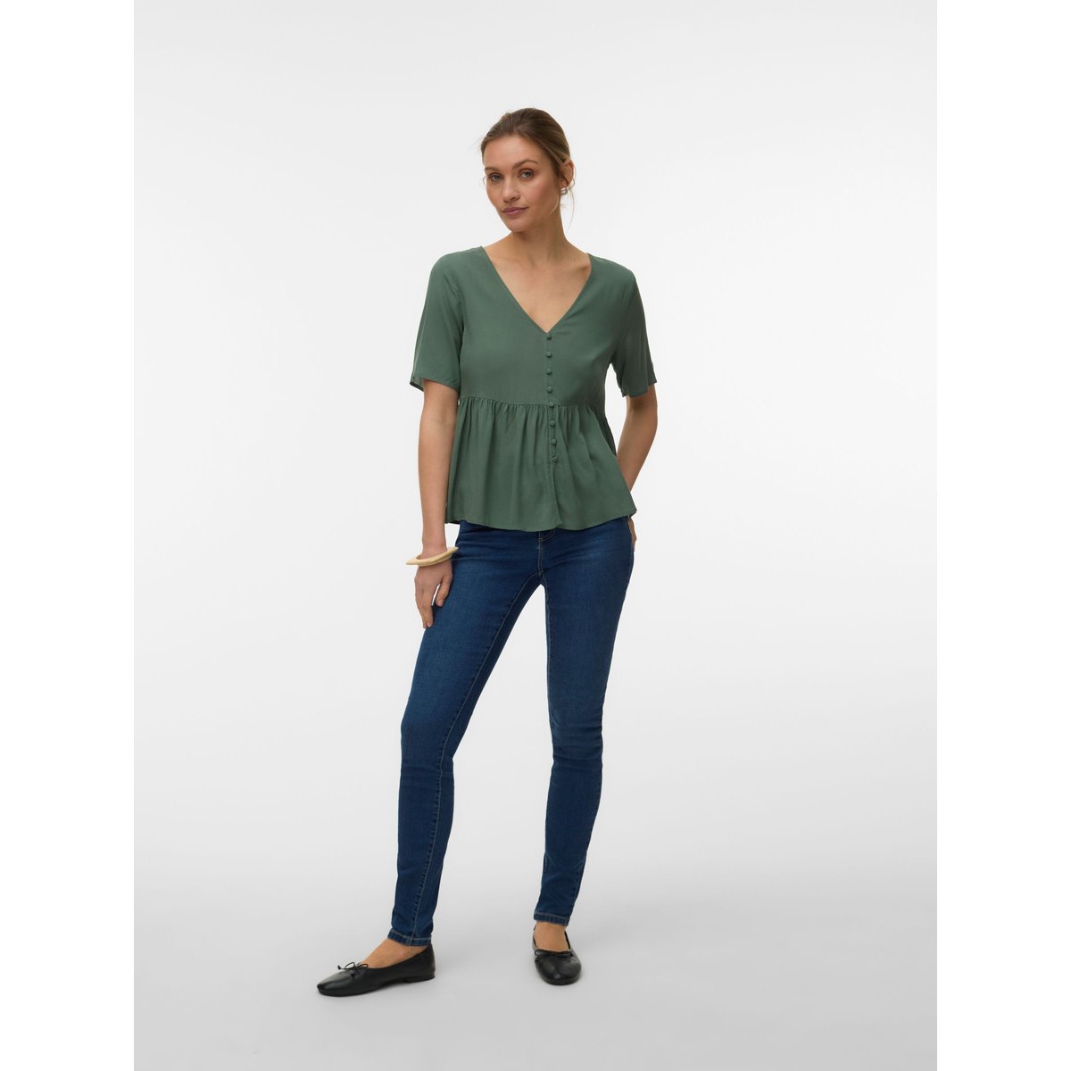 Top Peplum laurel wreath, VERO MODA