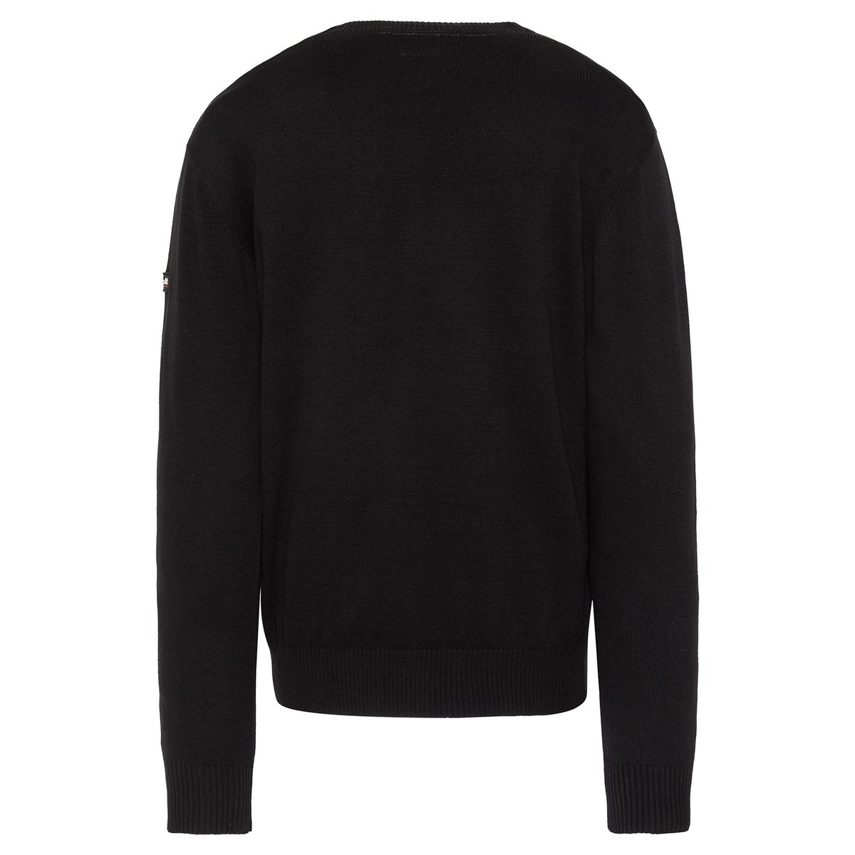Pull léger col V noir, SCHOTT