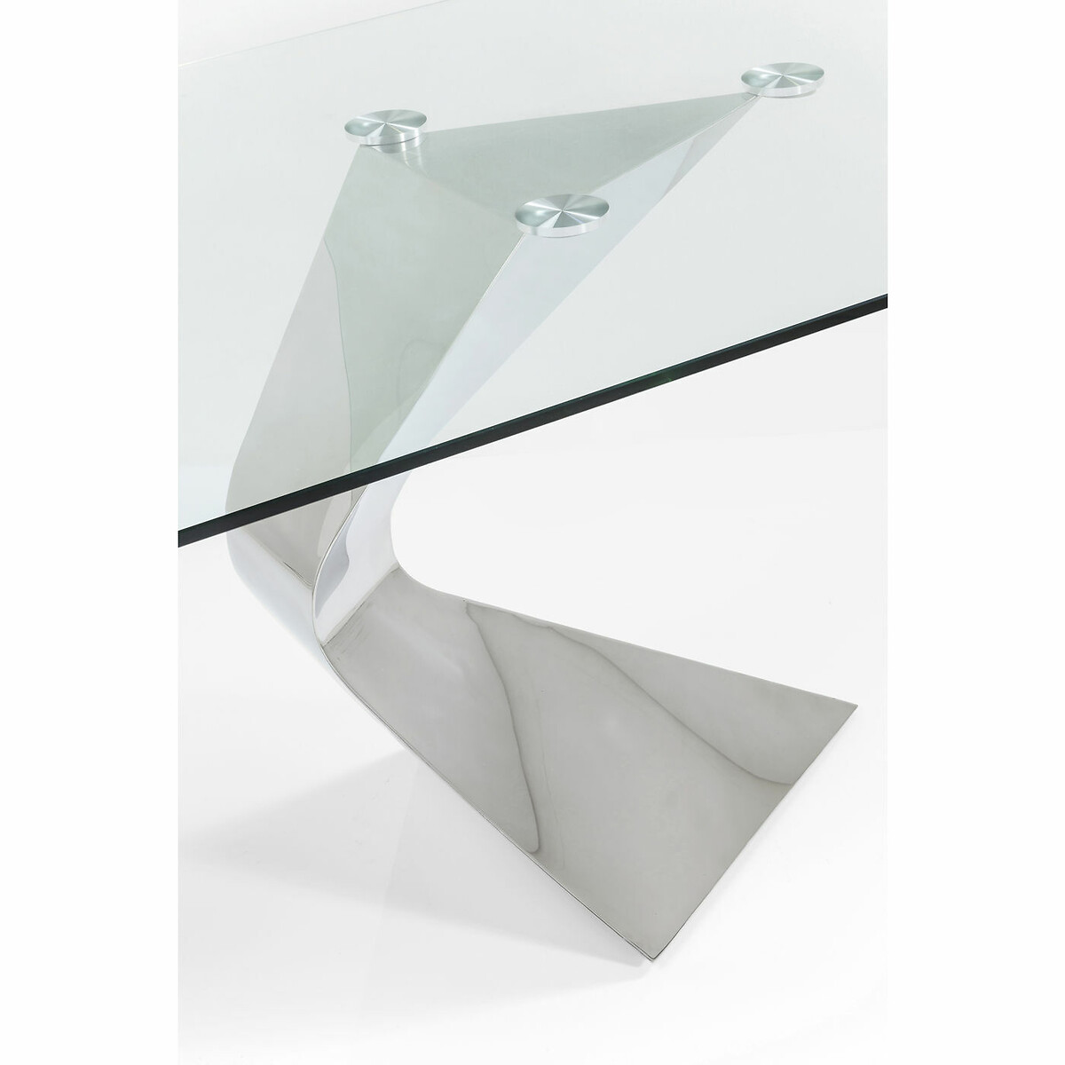 Tisch Gloria Chrome 200x100cm silberfarben, KARE DESIGN