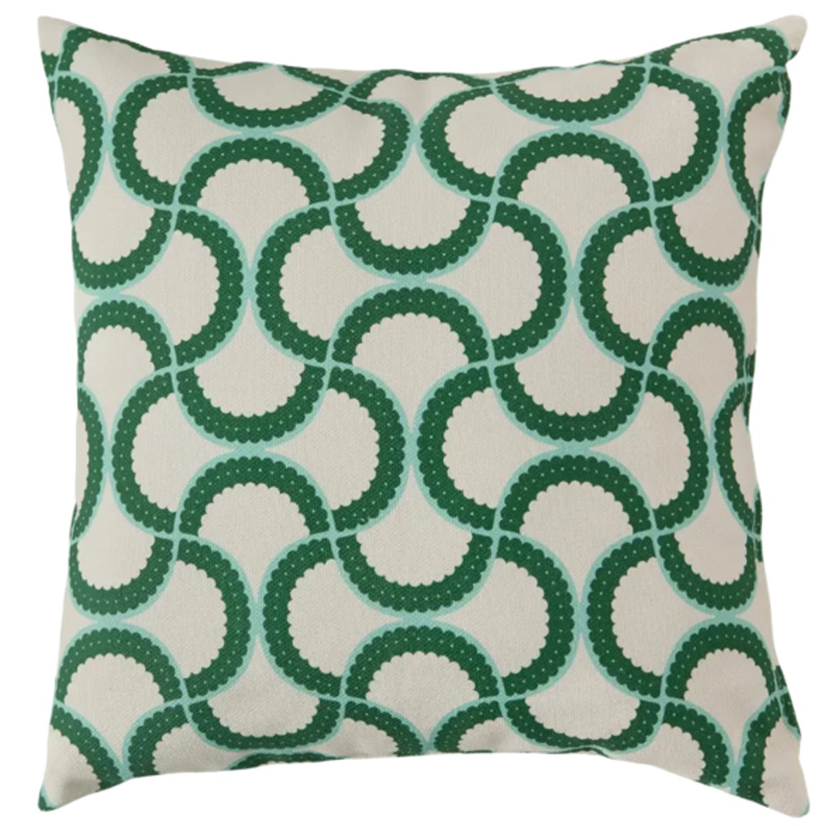 Coussin coton - JARDIN URBAIN vert feuille, CAMIF