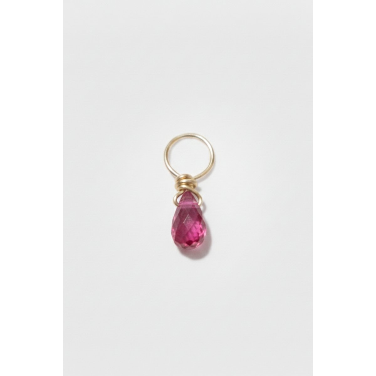 Pendentif Mia - Or 750‰ - Saphir rose foncé saphir rose foncé, YAY PARIS