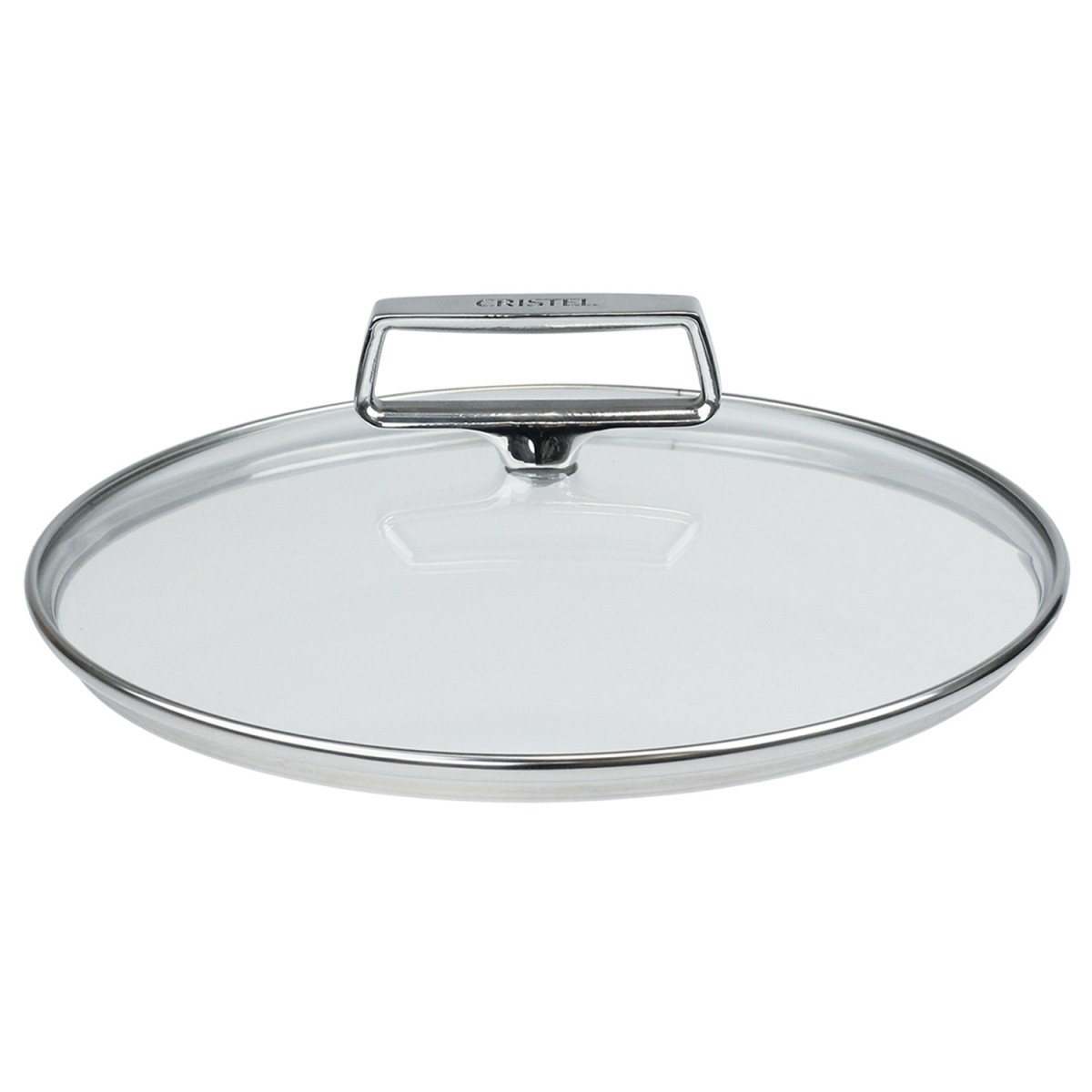 Couvercle en verre bombé fixe CASTEL'PRO couleur unique, CRISTEL