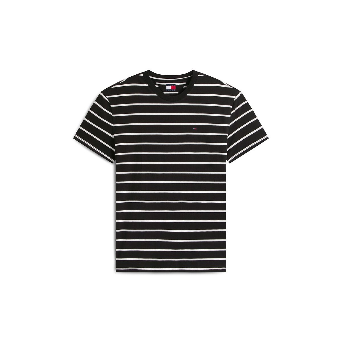 T-shirt manches courtes noir/blanc, TOMMY JEANS