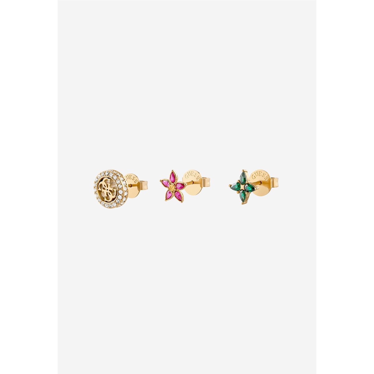 Boucles D'oreilles Secret Garden fantaisie multicolore, GUESS