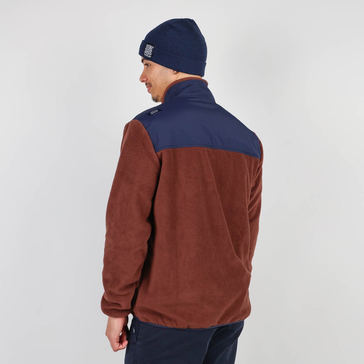 Polaire zippée mix matières SOCORRO porto, OXBOW