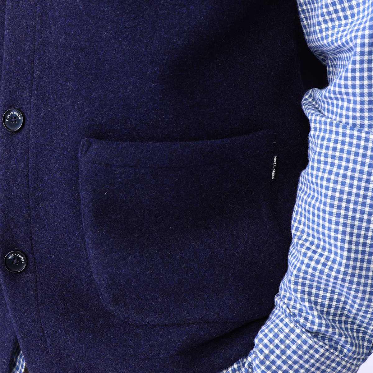 Gilet sans manche Howard bleu marine, MISE AU GREEN