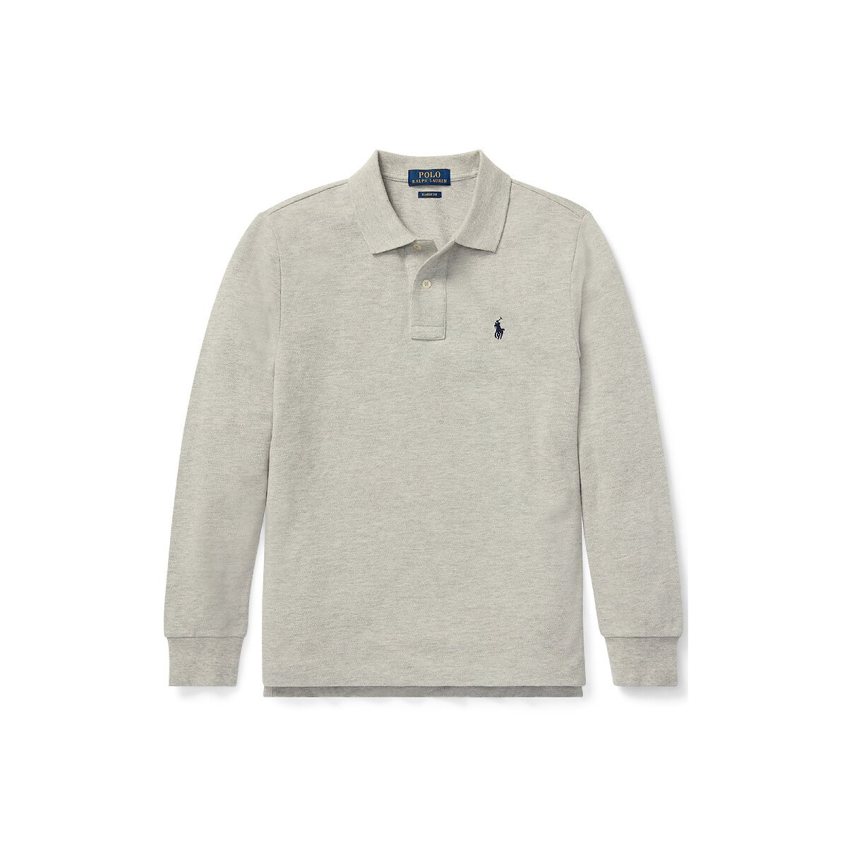 Polo met lange mouwen grijs, POLO RALPH LAUREN