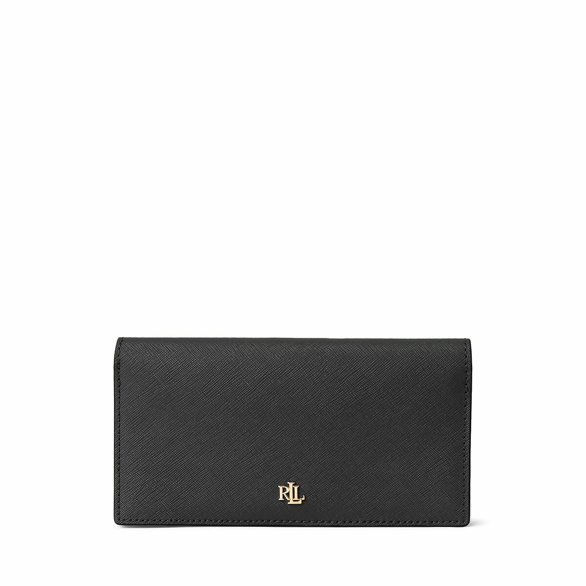 Portefeuille en cuir noir, LAUREN RALPH LAUREN