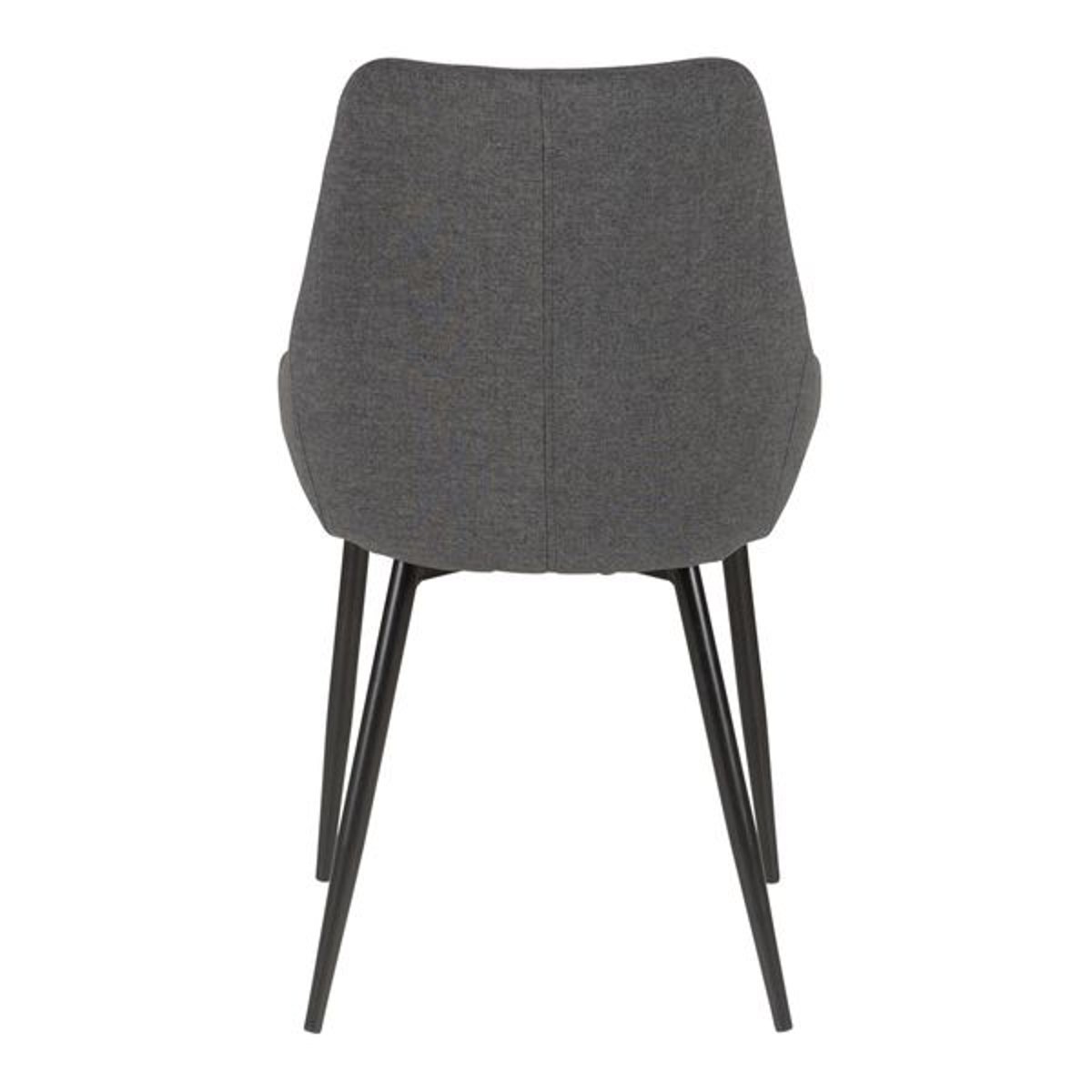 Chaise en tissu jaune gris foncé, ZAGO