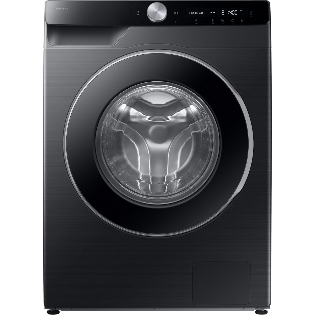 Lave linge hublot WW10FG6U94LB - 10 kg - 1400 tr/min - Classe A - Moteur induction - Autodosage - Connecté Wifi - Noir couleur unique, SAMSUNG
