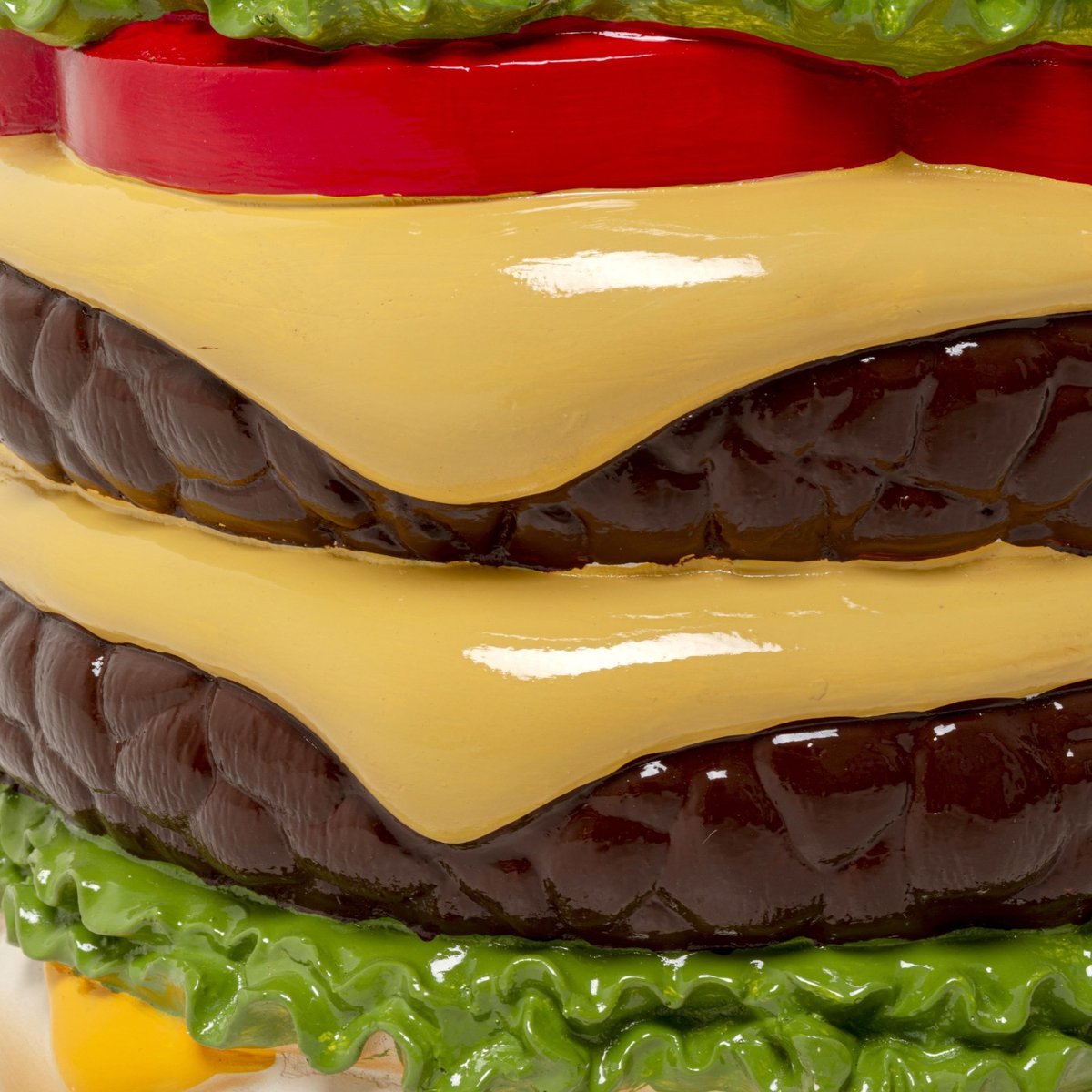 Tabouret burger multicolore, KARE DESIGN