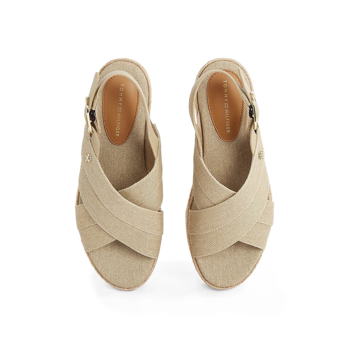 Sandali con platform beige, TOMMY HILFIGER