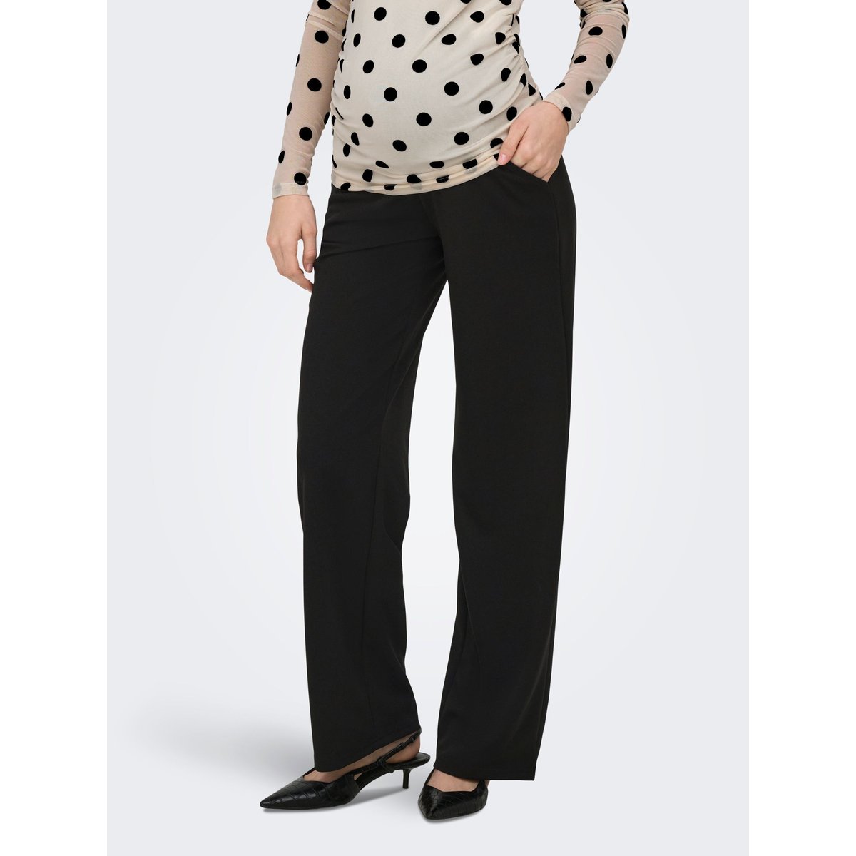 Pantalon À Jambe Large noire - black, ONLY