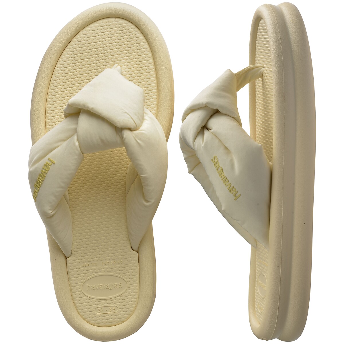 Tongs OVER PUFFED UP beige, HAVAIANAS