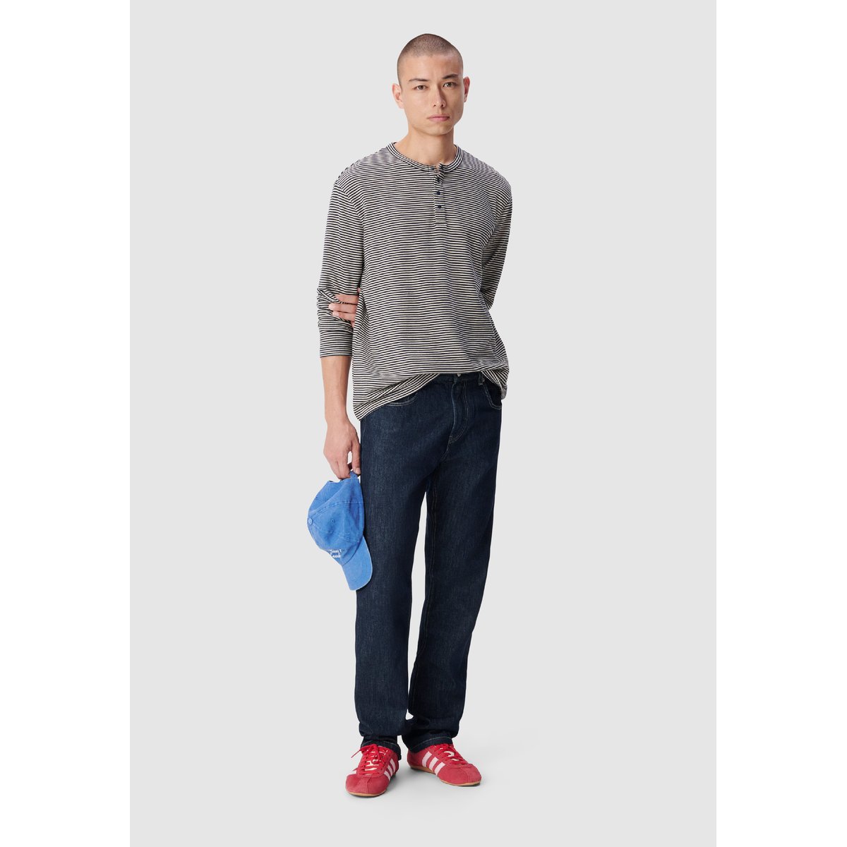 Jean jogpant taille élastiquée HAROLD bleu nuit, IKKS