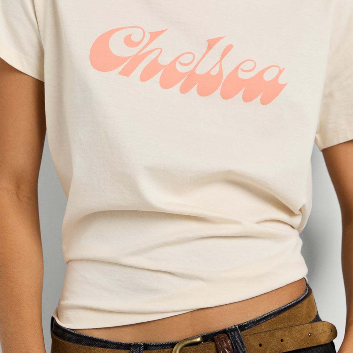 T-Shirt Avec Imprimé Graphique blanche toile, PEPE JEANS